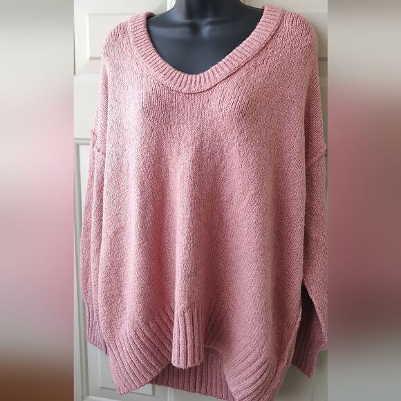 Free People Brookside Sweater Sz XS Alpine Rose - Picture 10 of 14